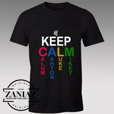 Tshirt 5sos Keep Calm Wear