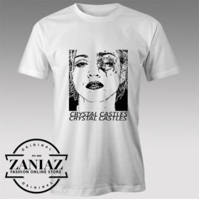 Madonna Crystal Castles Graphic T-Shirt - ZANIAZ