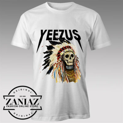 Tshirt Yeezus Skull Tour