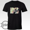 Tshirt MTV Rose Logo Custom Tees Womens and Mens Size S-3XL