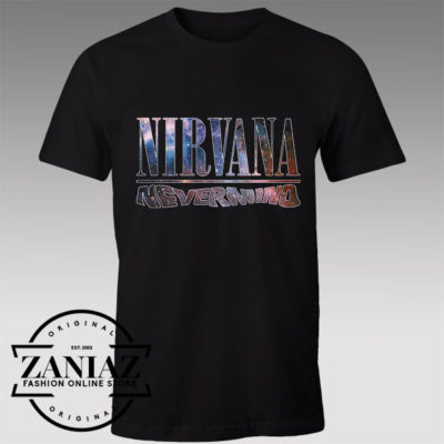 Tshirt Nirvana Nevermind Nebula Custom Tees Womens and Mens