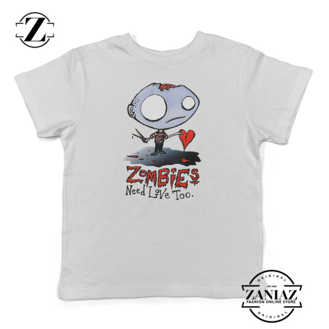 Tshirt Kids Agorables Zombies Need Love