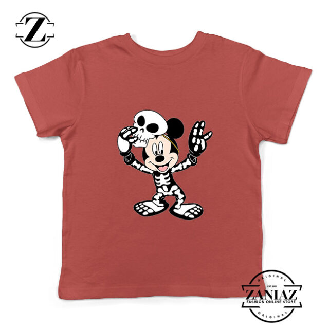 Tshirt Mickey Mouse Halloween Skull
