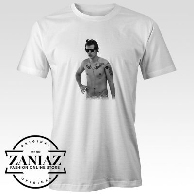 Buy Tshirt One Direction Harry Style Tattoo Size S-3XL