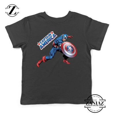 Buy Tshirt Kids Captain America Hero