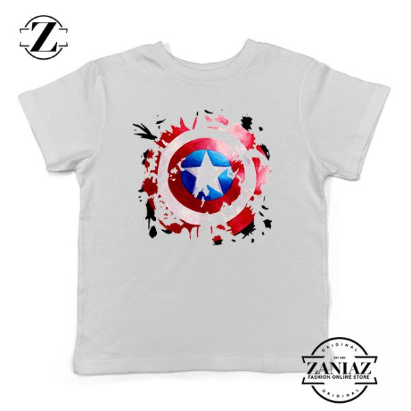 Tshirt Kids Captain America Shield art