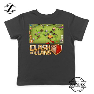 Tshirt Kids Clash Of Clans Game Build
