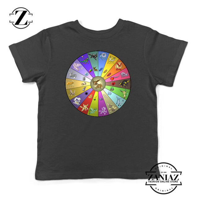 Tshirt Kids Evolution Pokemon