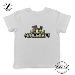 New Minecraft Characters Game Youth Tshirt