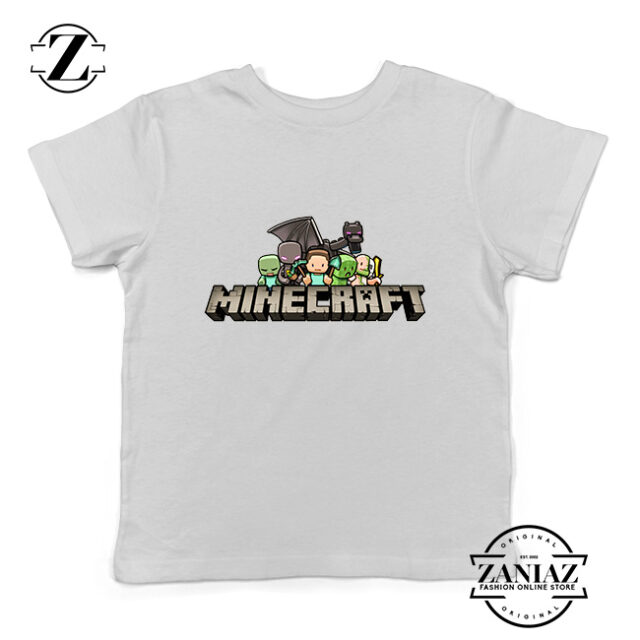 New Minecraft Characters Game Youth Tshirt