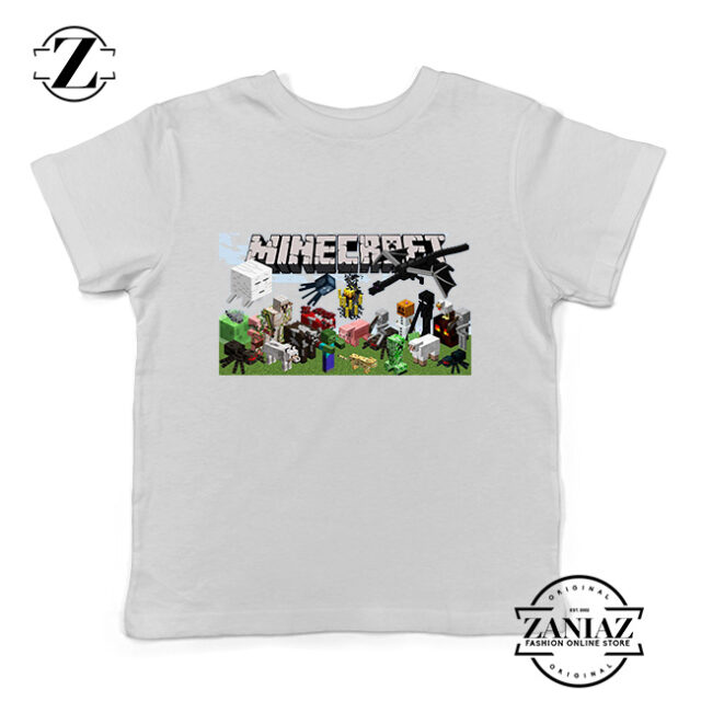 Tshirt Kids Minecraft Game Poster