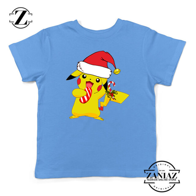 Cute Pokemon Tshirt Kids Pikachu Christmas
