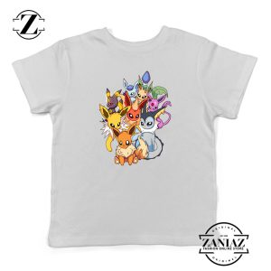 Buy Tshirt Kids Pokemon Eevee Evolution