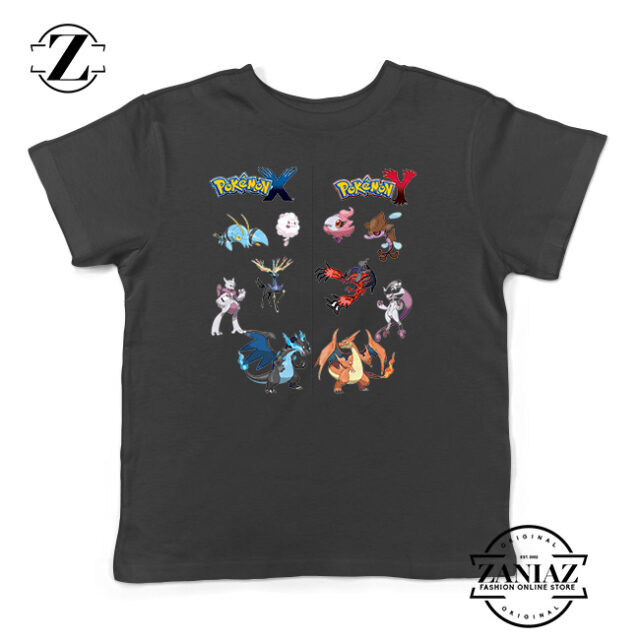 Tshirt Kids Pokemon X vs Pokemon Y