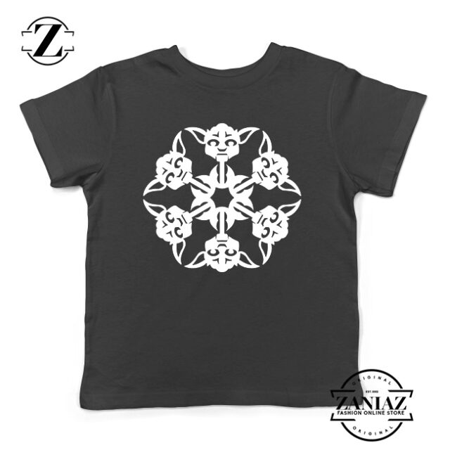 New Tshirt Kids Yoda Snow Flake