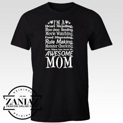 Graphic T Shirt I'm an Awesome Mom Gift Tee Shirt