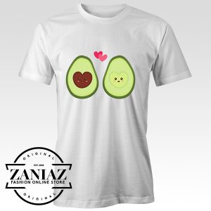 Cheap Tee Shirt Cute Avocado In Love Mens Tshirt Unisex