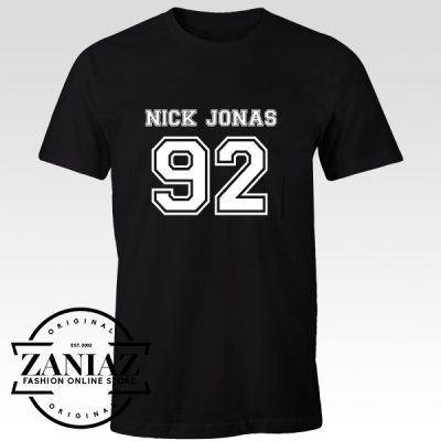 Cheap Tshirt Nick Jonas Birthday 92 Shirt Adult