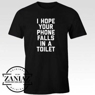 Cheap Tshirt Phone in Toilet Funny Quote Men t-shirt