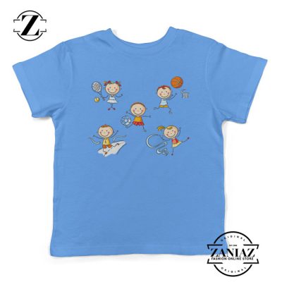 Buy Physical Education Cute Cartoon Kids Tshirt