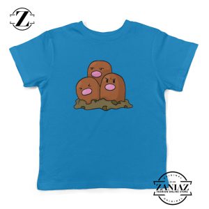 Dugtrio Pokemon Shirt Diglett Evolution Kids Tee 21
