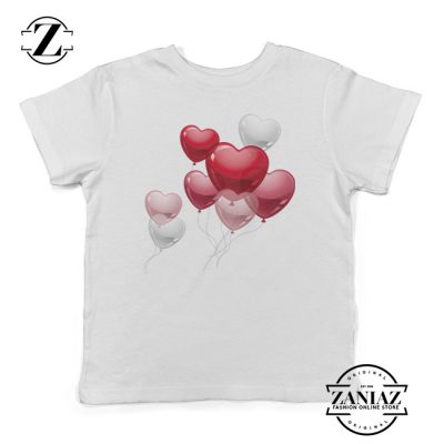 Buy Kids Tee Cute Heart Balloons Funny Youth Shirt