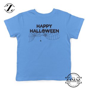 Spider Net Halloween Kids T-shirt
