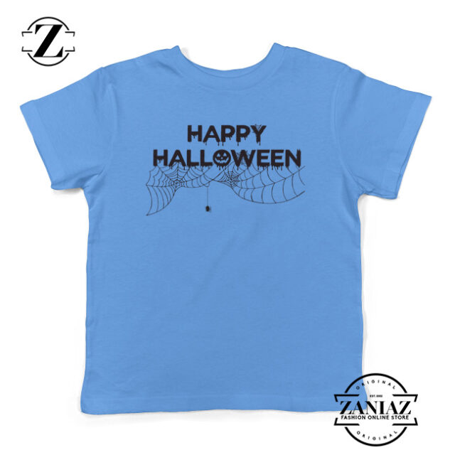 Spider Net Halloween Kids T-shirt