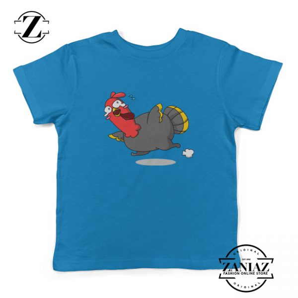 Kids Shirt Turkey Thanksgiving Youth Tees Cartoon