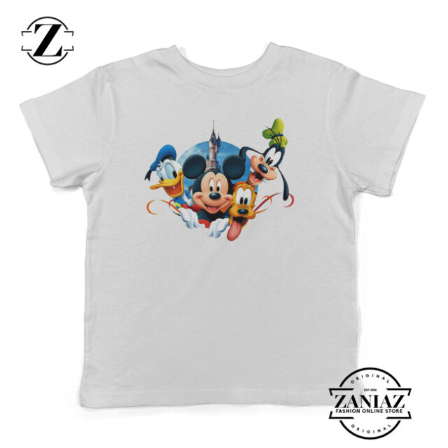 Tee Mickey Pluto Minnie Mouse Donald Kids Shirt