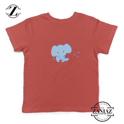 Youth Shirt Cute Baby Elephant Cartoon Kids Tshirt