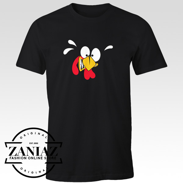 Buy Turkey Face T-Shirt Thanksgiving Day Tee Gift