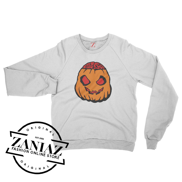 Cheap Zombie Pumpkin Halloween Sweatshirt Crewneck Size S-3XL