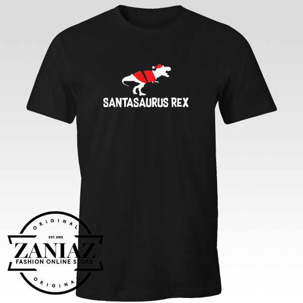 Christmas Dinosaur Shirt Santasaurus Holiday Gift