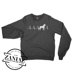 Boxer Dog Heartbeat Sweatshirt