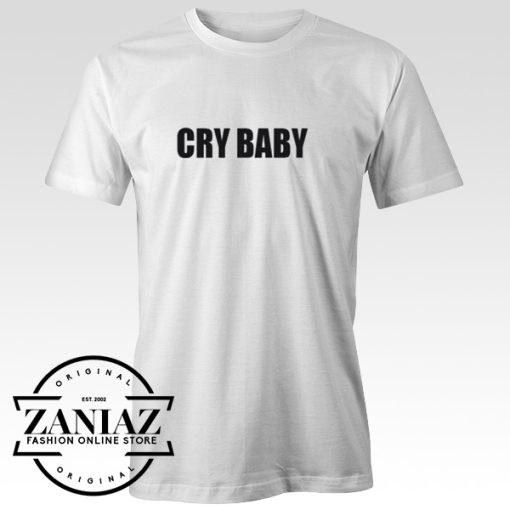 T-shirt Donna Cry Baby 'Baby Johnny' – Maglietta Grigio Sbiadito, Girocollo, Taglia S – Licenza Ufficiale