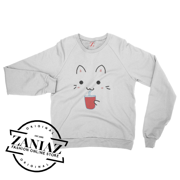 Cute Kawaii Cat Christmas Gift Sweatshirt