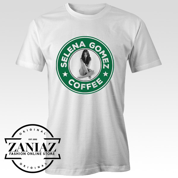 Selena Gomez Starsbuck Coffee T shirt Adult Unisex