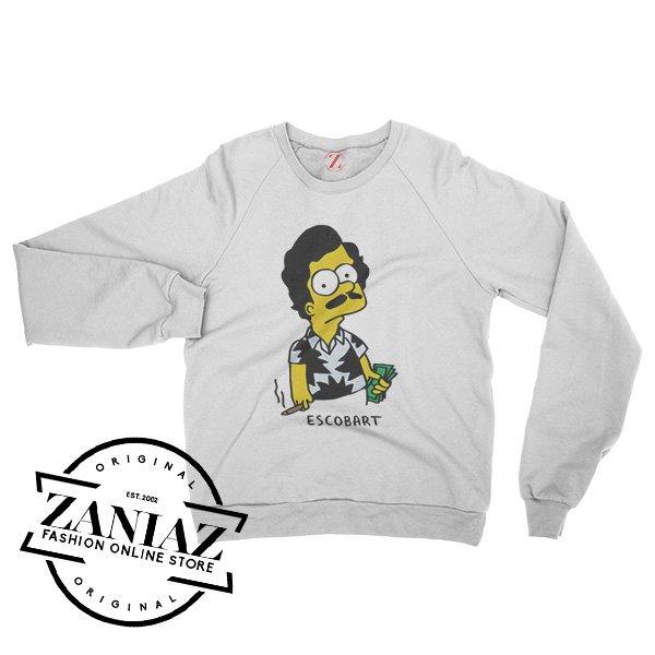 Pablo Escobart Simpson Sweatshirts For Women’s or Men’s Size S-3XL