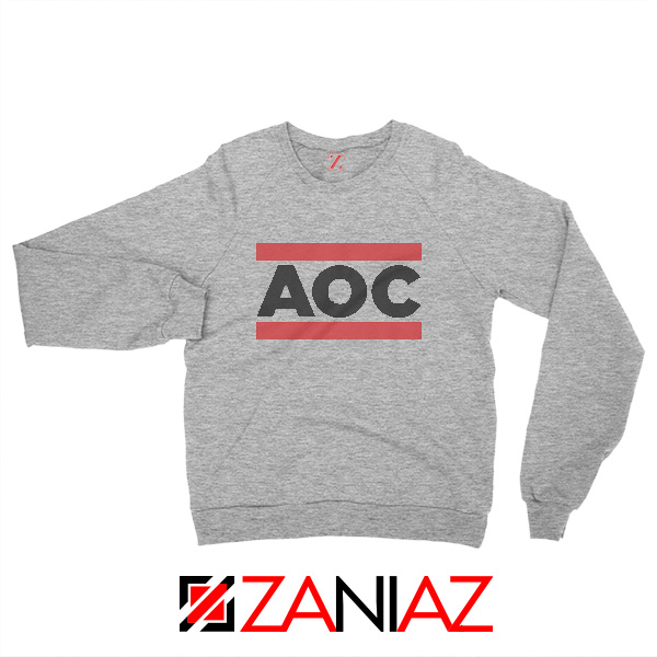 Alexandria Ocasio Sweatshirt Feminist Gift Sweater Size S-3XL Sport Grey