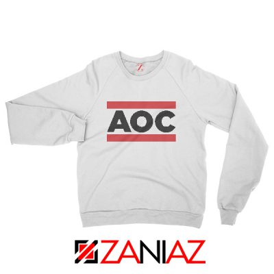 Alexandria Ocasio Sweatshirt Feminist Gift Sweater Size S-3XL White