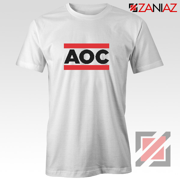 Ocasio Cortez T-Shirt Cheap Tshirt Feminist Clothes Anti Trum White