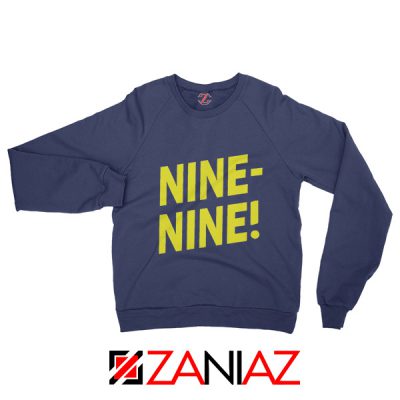 Brooklyn Nine Nine Sweatshirt Cheap America TV Show Sweater Navy Blue