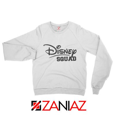 Disney Squad Sweatshirt Disney Family Birthday Gift Sweatshirt White