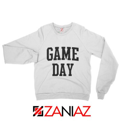 Football TV Program Sweater Game Day Sweatshirt Unisex White
