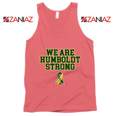 Humboldt Broncos Tank Top We Are Humboldt Strong Tank Top Coral