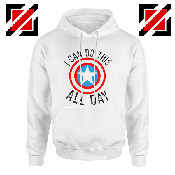 I Can Do This All Day Gift Hoodies Unisex Captain America White