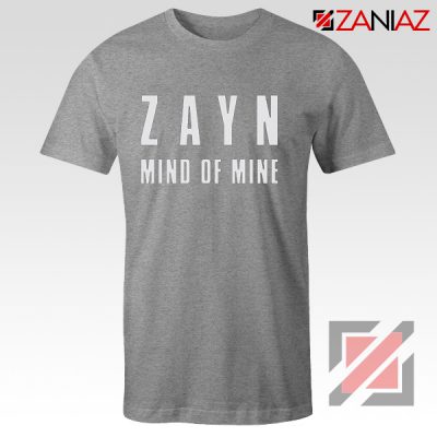 Zayn Shirt Cheap Mind of Mine T Shirts Birthday Gift Clothing Sport Grey