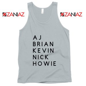 Backstreets Back Alright Tank Top BSB Music Tank Top Size S-3XL Grey