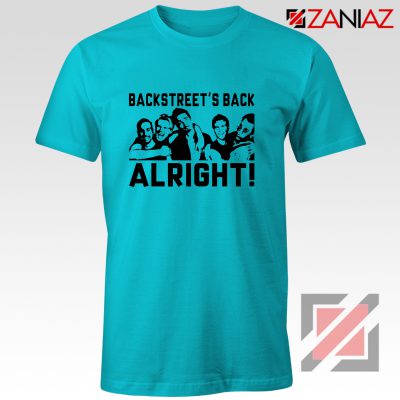 Backstreets Boys Shirt Nick Carter BSB Cheap Shirt Size S-3XL Light Blue